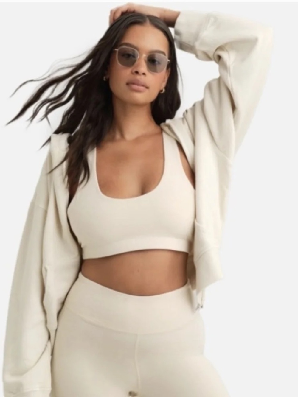 Mate The Label Organic Cotton Sports Bra NWT